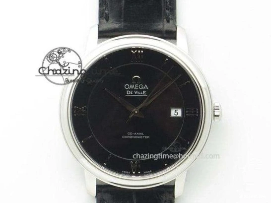 0409 HighQuality De Ville Chronograph SS OMF 1:1 Best Edition White Dial On SS Bracelet A 8151